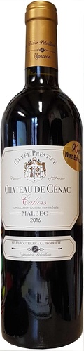 AOP CAHORS CHATEAU DE CENAC PRESTIGE 2016