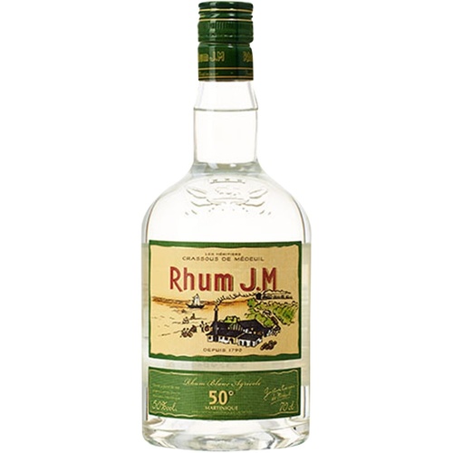 RHUM AGRICOLE MARTINIQUE JM BLANC 50% 70CL